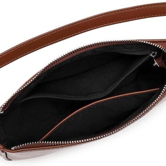 Small Purse for Women, Adjustable Shoulder Bags Crocodile Pattern Clutch Purse w - Picture 4 of 6